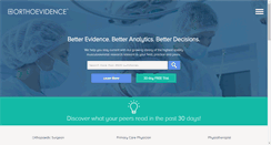 Desktop Screenshot of myorthoevidence.com